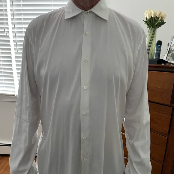 Prada Men’s Stretch Poplin Shirt size 41 Neck 16 - Picture 11 of 11